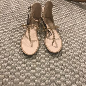 Never worn zara t-strap sandal